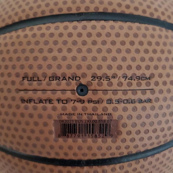 Nike Jordan Hyper Elite 8P Basketball Regulation Full Size 7 - 29.5" BB0620-858 - Picture 11 of 11